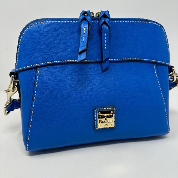 Dooney & Bourke Handbags - Dooney & Bourke Royal Blue Saffiano Leather Cameron crossbody